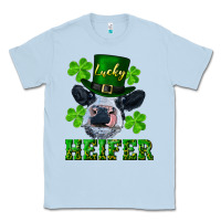 Dusty Blue lucky heifer Classic Tee - RanaPortraitStore