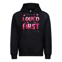 Black he loved us first 1 john 4 19 Urban Hoodie - MaliasSmallBusiness