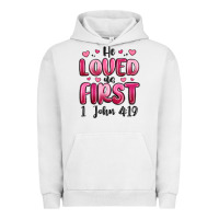 Pigment Lunar Rock he loved us first 1 john 4 19 Urban Hoodie - MaliasSmallBusiness