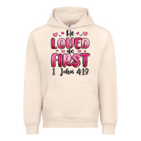 Sandshell he loved us first 1 john 4 19 Urban Hoodie - MaliasSmallBusiness