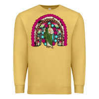 Antique Gold san judas rainbow Premium Sweatshirt - JahusDesignShop
