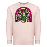 Pale Pink san judas rainbow Premium Sweatshirt - JahusDesignShop