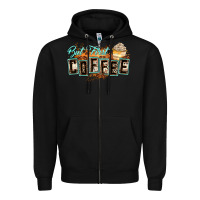 Black but first coffee Zipper Hoodie - Zillion Design Studio