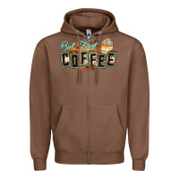 Chestnut but first coffee Zipper Hoodie - Zillion Design Studio