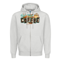 But First Coffee Zipper Hoodie | Teevron