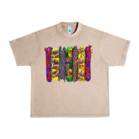 French Oak mardi gras crawfish cake and mask with leopar and fleur de lis brushst Urban Heavy Tee - Artiststas