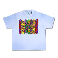 Grape Ice mardi gras crawfish cake and mask with leopar and fleur de lis brushst Urban Heavy Tee - Artiststas