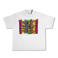 Lunar Rock mardi gras crawfish cake and mask with leopar and fleur de lis brushst Urban Heavy Tee - Artiststas