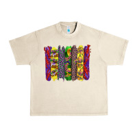 Sandshell mardi gras crawfish cake and mask with leopar and fleur de lis brushst Urban Heavy Tee - Artiststas