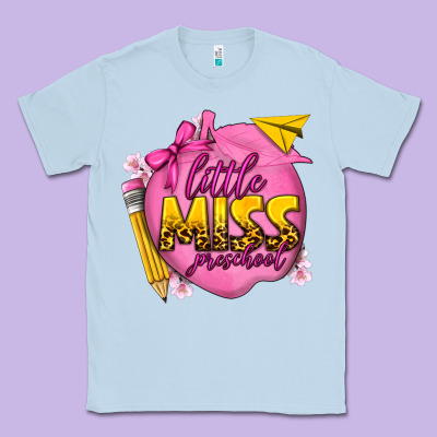 Little Miss Preschool Classic Tee Designed By Texasbilliewilder