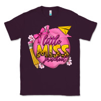 Plum little miss preschool Classic Tee - texasbilliewilder