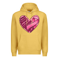 Antique Gold heart breast cancer Premium Hoodie - MaliasSmallBusiness