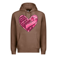Chestnut heart breast cancer Premium Hoodie - MaliasSmallBusiness