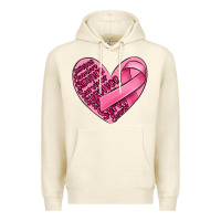 Sandshell heart breast cancer Premium Hoodie - MaliasSmallBusiness