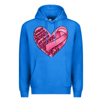 True Royal heart breast cancer Premium Hoodie - MaliasSmallBusiness