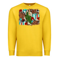 Lemon san judas leopard cowhide background Premium Sweatshirt - JahusDesignShop