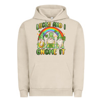 Pigment French Oak lucky and i gnome it Urban Hoodie - MaliasSmallBusiness