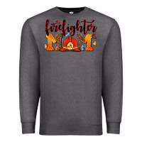 Charcoal Heather firefighter  mom Premium Sweatshirt - AdoDesignShop