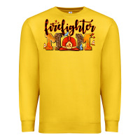 Lemon firefighter  mom Premium Sweatshirt - AdoDesignShop