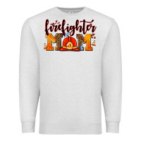 Oatmeal Heather firefighter  mom Premium Sweatshirt - AdoDesignShop
