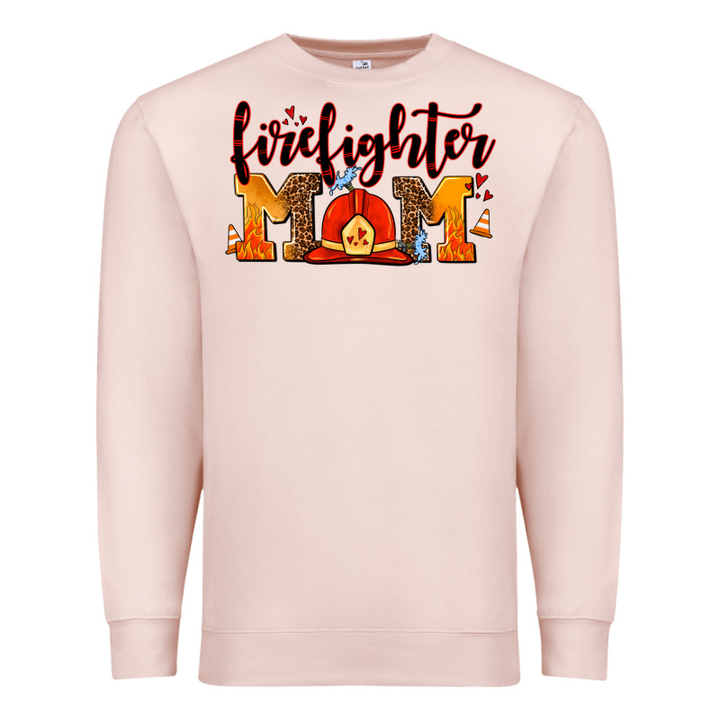 Firefighter  Mom Premium Sweatshirt by AdoDesignShop | Teevron