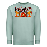 Seafoam firefighter  mom Premium Sweatshirt - AdoDesignShop