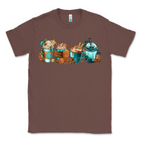 Chestnut Winter Coffee Cups Classic Tee - FaDigitalArtStudio