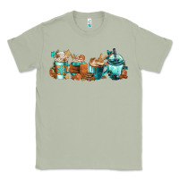Matcha Winter Coffee Cups Classic Tee - FaDigitalArtStudio
