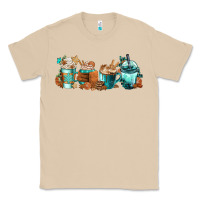 Mushroom Winter Coffee Cups Classic Tee - FaDigitalArtStudio