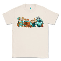 Natural Winter Coffee Cups Classic Tee - FaDigitalArtStudio