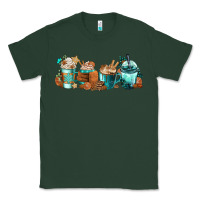 Sports Green Winter Coffee Cups Classic Tee - FaDigitalArtStudio