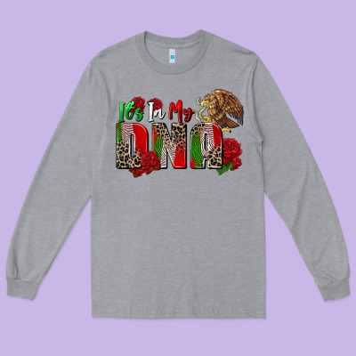 It's In My Own Dna Long Sleeve Tee Designed By Zillion Design Studio