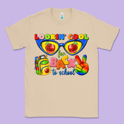 Looking Cool For Back To School Classic Tee Designed By Texasbilliewilder