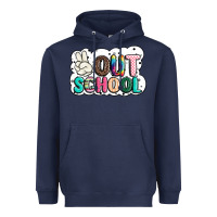 Navy peace out school Heavyweight Hoodie - JahusDesignShop