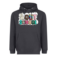 Peace Out School Heavyweight Hoodie | Teevron