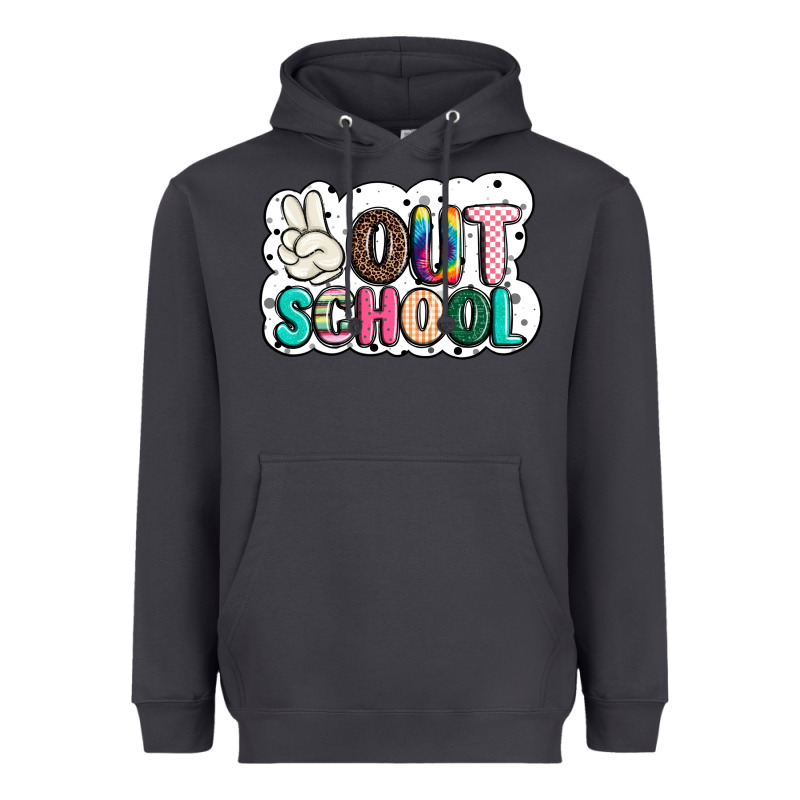 Peace Out School Heavyweight Hoodie by JahusDesignShop | Teevron