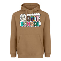 Toasted Coconut peace out school Heavyweight Hoodie - JahusDesignShop