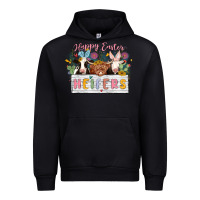 Black happy easter heifers Urban Hoodie - MaliasSmallBusiness