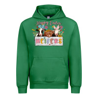 Emerald happy easter heifers Urban Hoodie - MaliasSmallBusiness