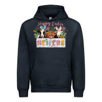 Navy happy easter heifers Urban Hoodie - MaliasSmallBusiness