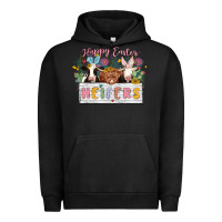 Pigment Black happy easter heifers Urban Hoodie - MaliasSmallBusiness