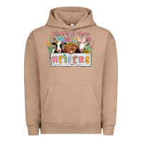 Pigment Burro happy easter heifers Urban Hoodie - MaliasSmallBusiness