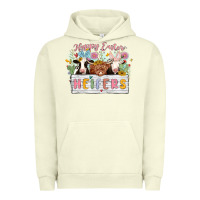 Pigment Pistachio happy easter heifers Urban Hoodie - MaliasSmallBusiness