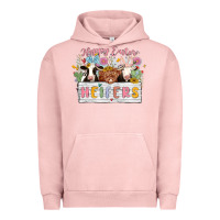 Pigment Salmon happy easter heifers Urban Hoodie - MaliasSmallBusiness