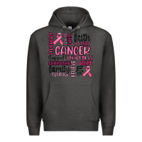 Charcoal Heather cancer awareness Premium Hoodie - MaliasSmallBusiness