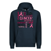 Navy cancer awareness Premium Hoodie - MaliasSmallBusiness