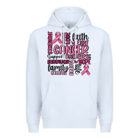 White cancer awareness Premium Hoodie - MaliasSmallBusiness