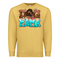 Antique Gold dog mama Premium Sweatshirt - AdoDesignShop