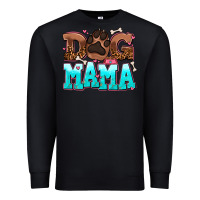Black dog mama Premium Sweatshirt - AdoDesignShop