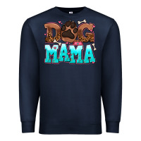 Navy dog mama Premium Sweatshirt - AdoDesignShop